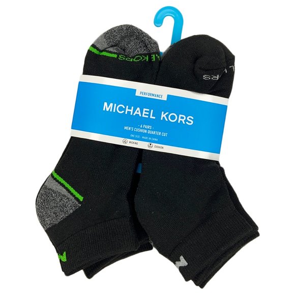 Michael Kors Other - NWT 6-PAIRS PACK MICHAEL KORS MSRP $26.99 MEN'S QUARTER CUT SOCKS SIZES 7-12